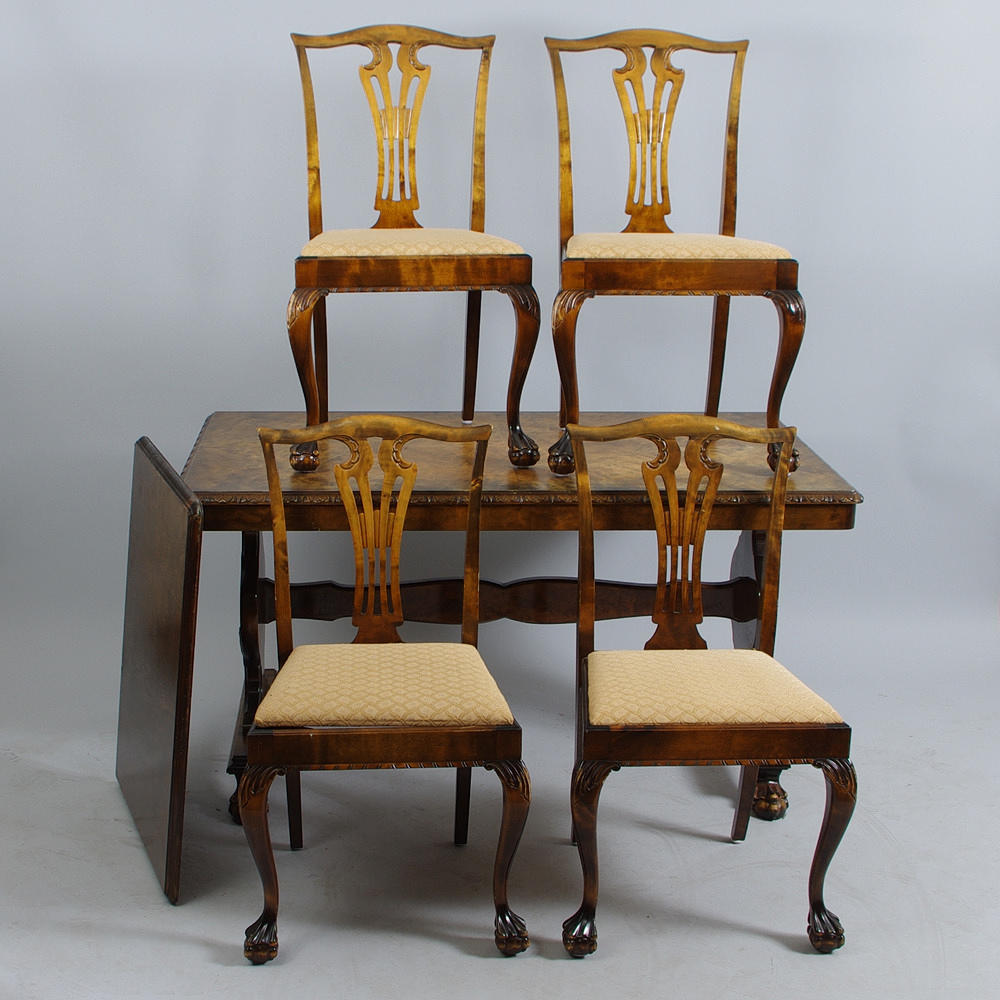 MATSALSGRUPP, björk, chippendalestil.