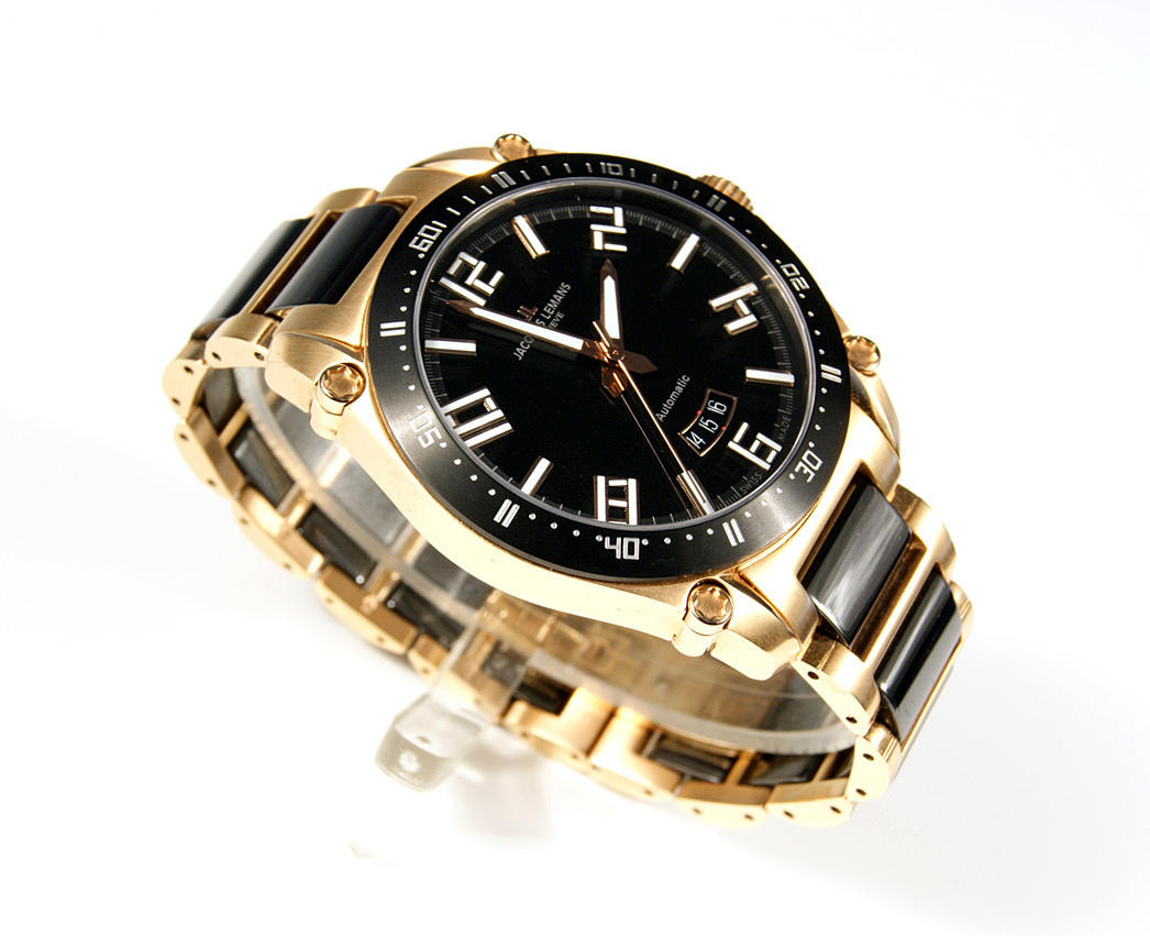 Jaques Lemans klocka automatisk.