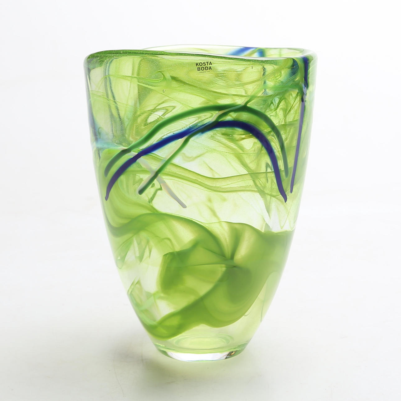 VASE, glas, Kosta Boda, Atoll, moderne.