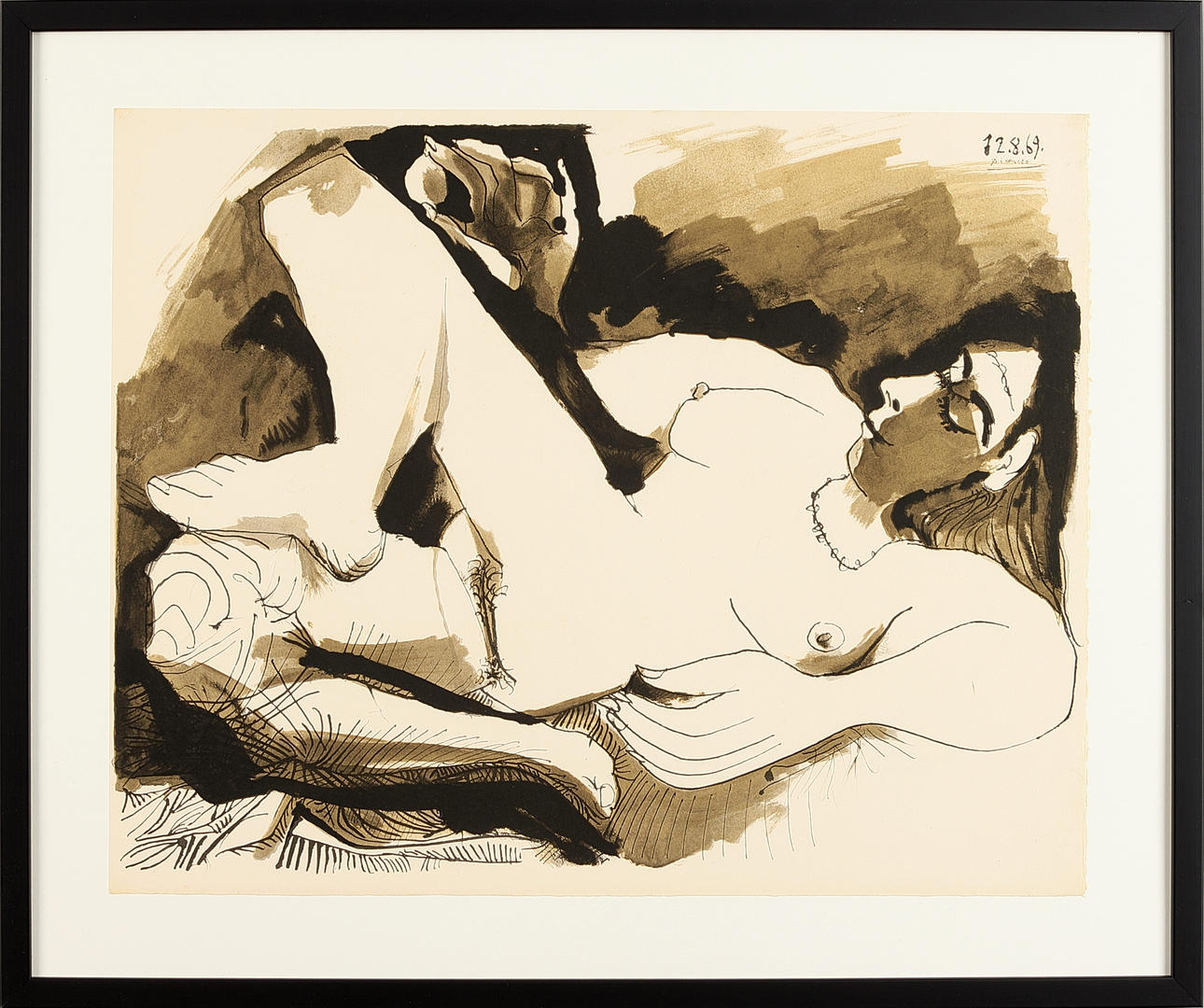 PABLO PICASSO. EFTER. Ur "Au Baiser d’Avignon - 1972.