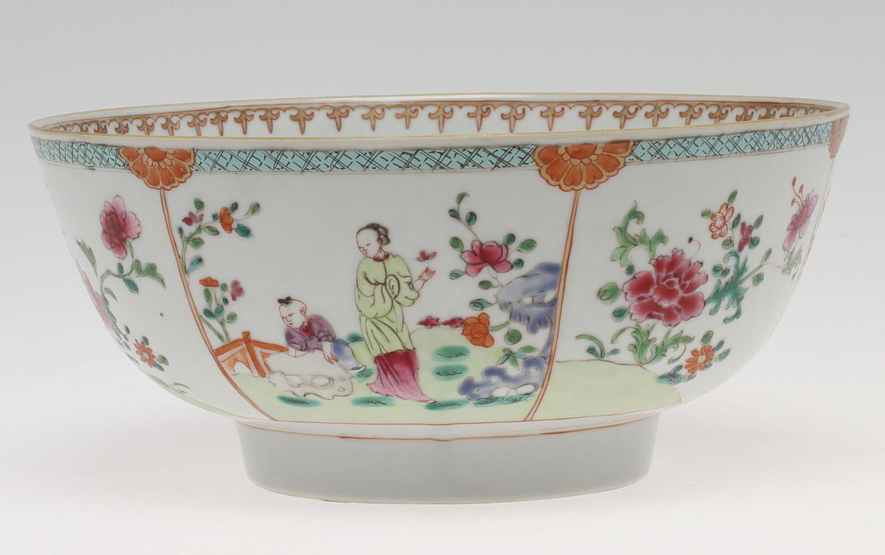 SKÅL, porslin, Kina, 1700-tal.