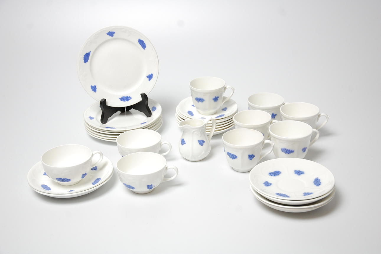SERVISDELAR, 29 delar, Blå Blom, Gustavsberg.
