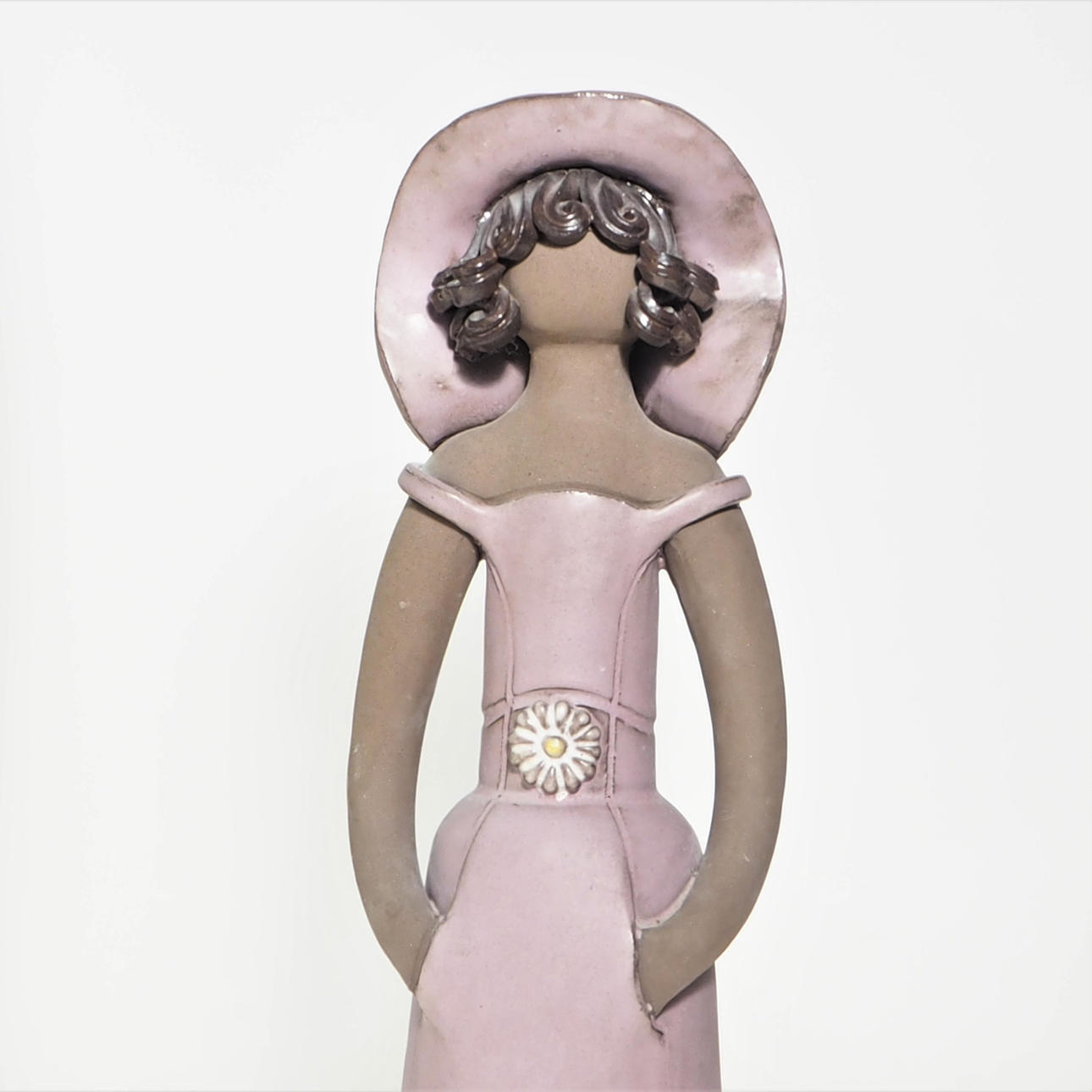 SCULPTURE, ceramic, signed, Elbogen.