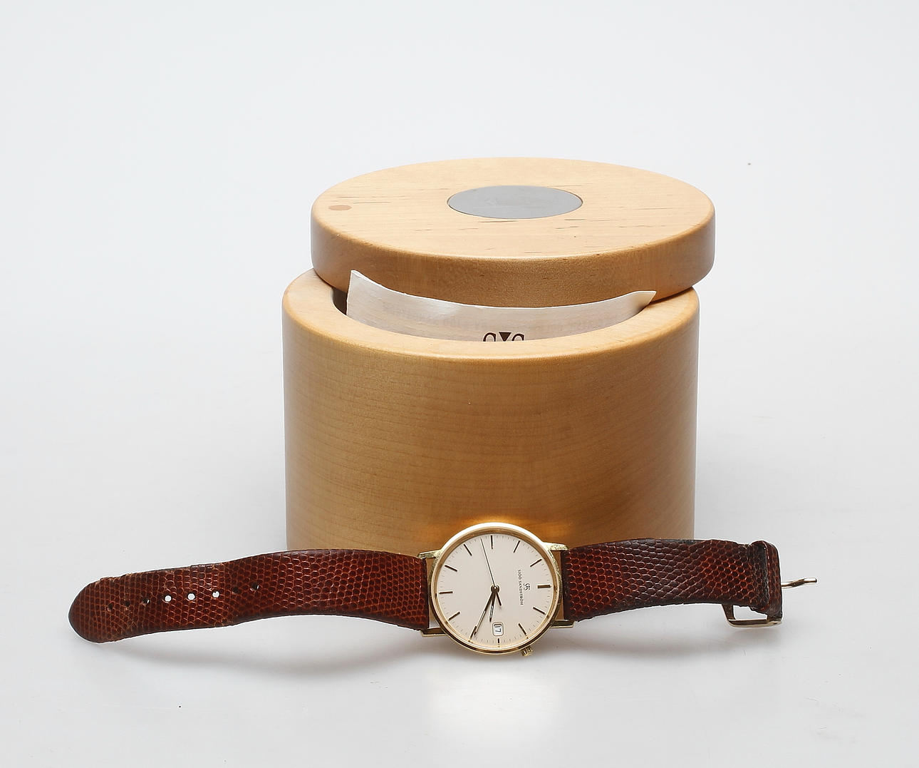 ARMBANDSUR, Sjöö Sandström, 18k boliden guld, quartz.