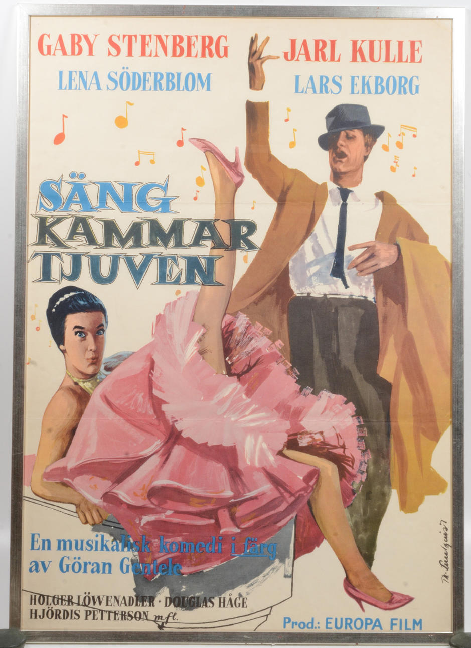 Filmposter: Sängkammartjuven, 1959.