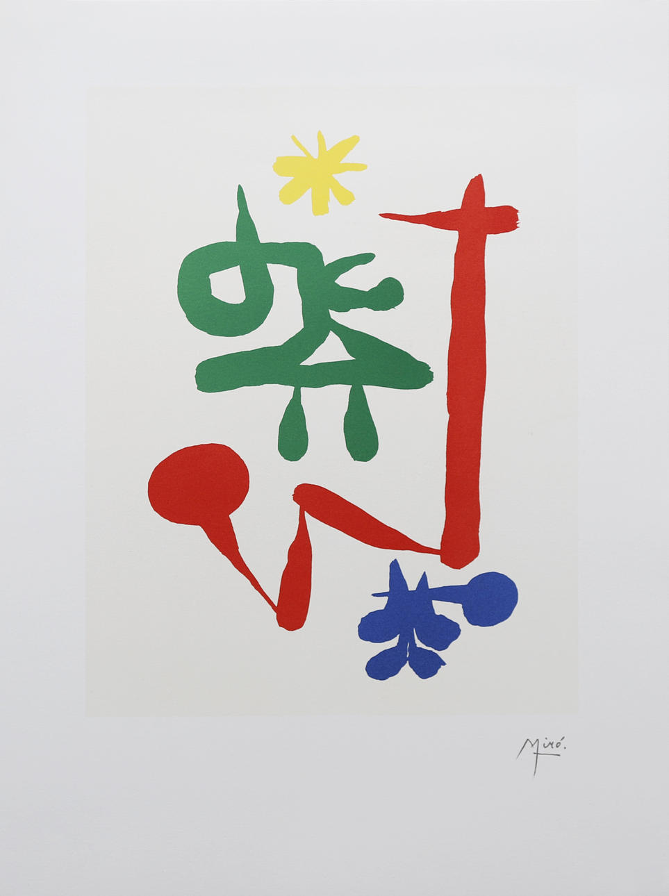 JOAN MIRÓ. EFTER. ”Parler Seoul”.