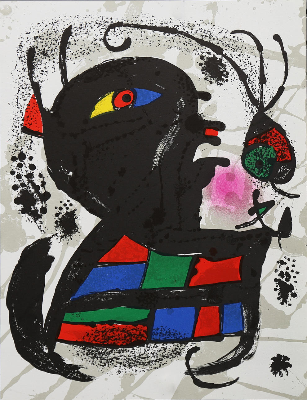 JOAN MIRÓ. ”Originallitografi V”.