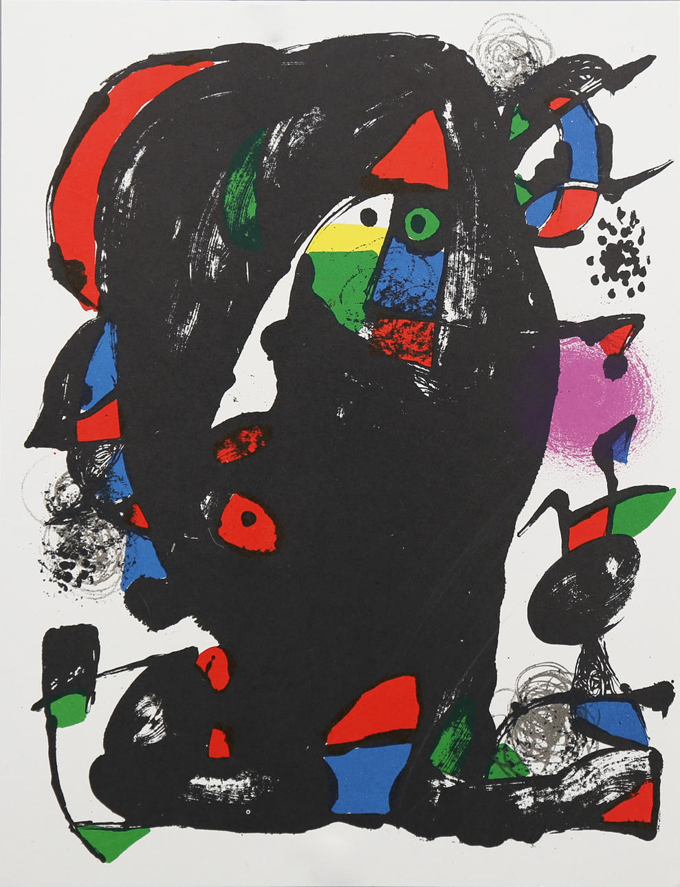 JOAN MIRÓ. "Original litografi IV".