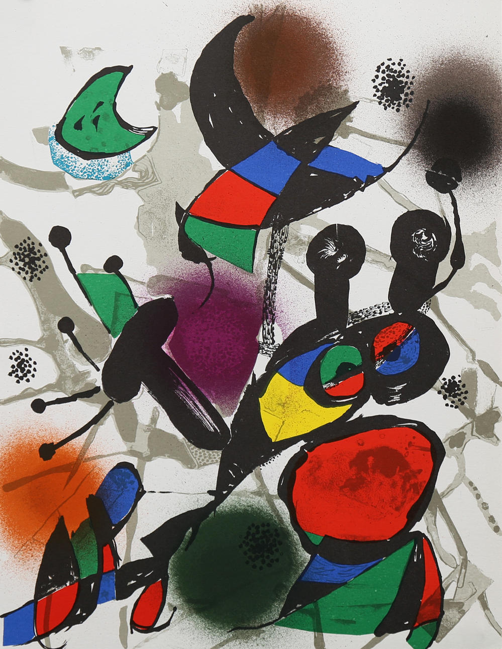 JOAN MIRÓ. ”Originallitografi II”.