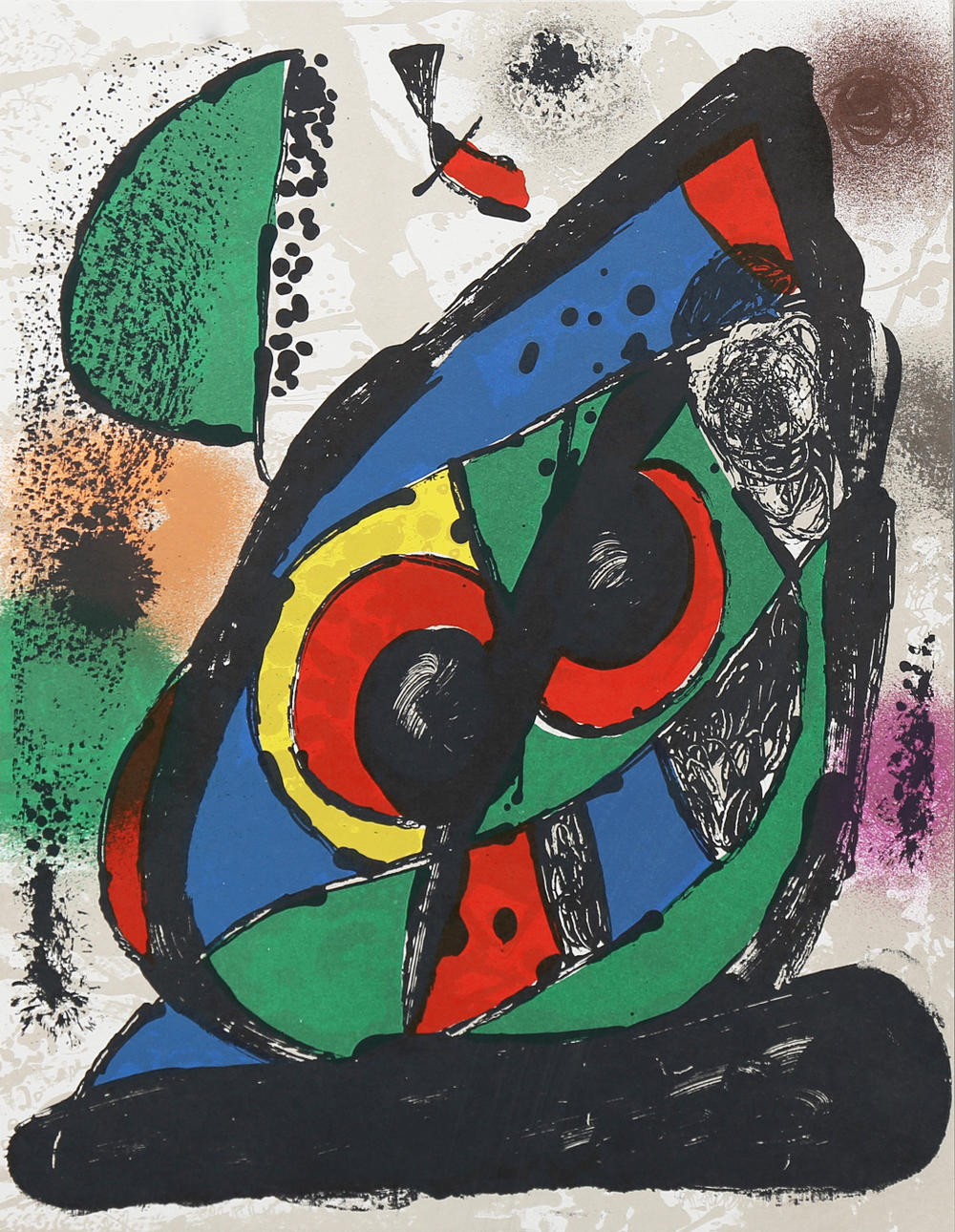 JOAN MIRÓ. "Original litografi I".