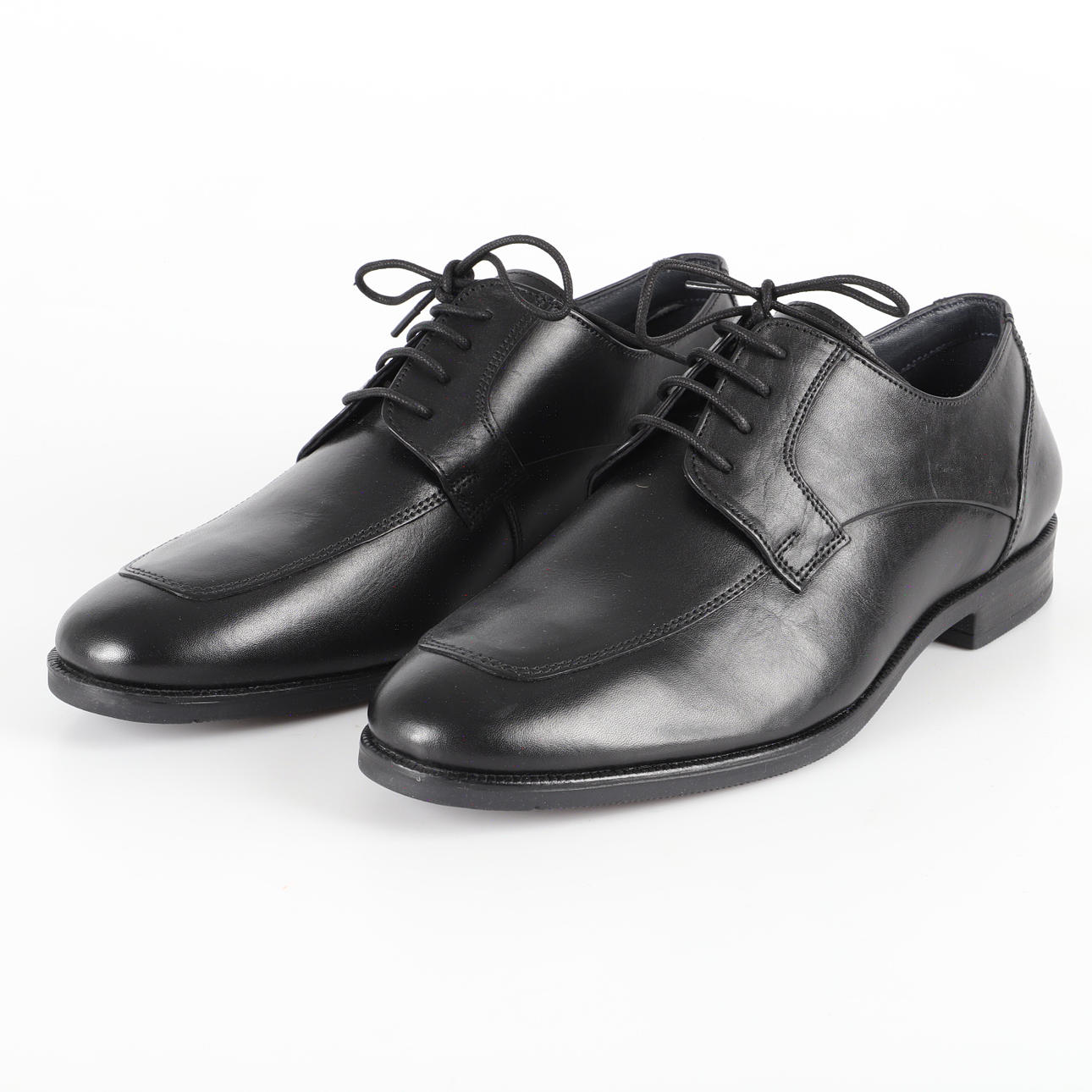 MEN'S SHOES, leather, Ambre.