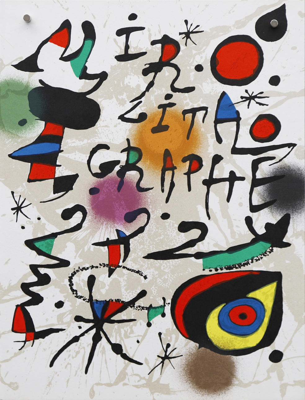 JOAN MIRÓ. ”Miró litografi”.