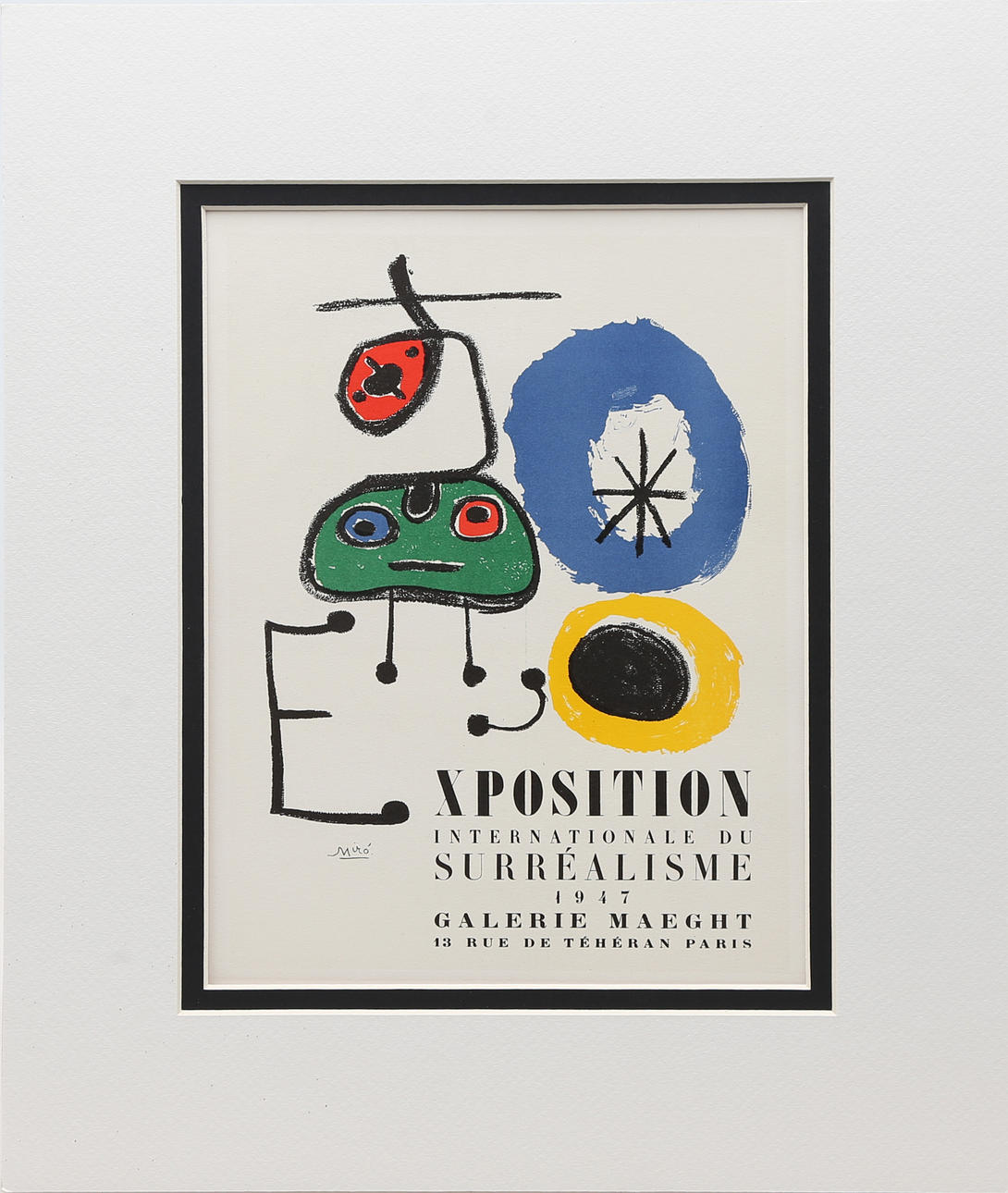 JOAN MIRÓ. EFTER. "Exposition Internationale du Surréalisme 1947".