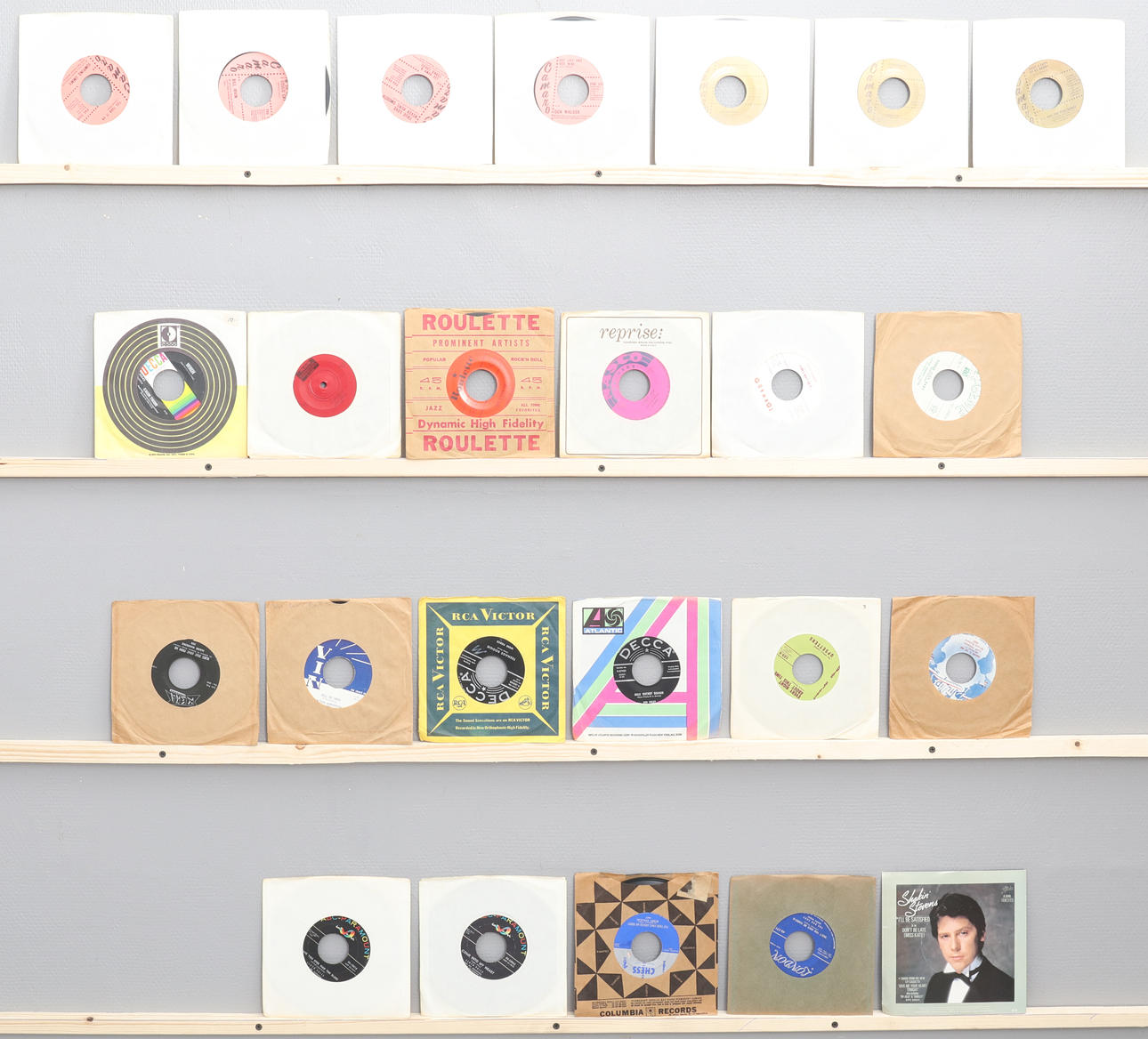 SINGLES, 7-inch, 24 pcs, Rock.