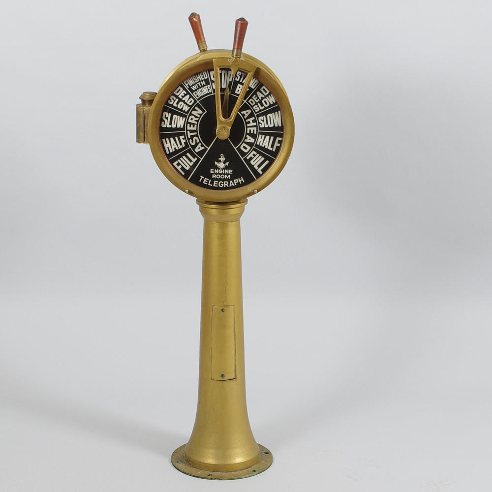 MASCHINENTELEGRAPH, Messing, Holz.