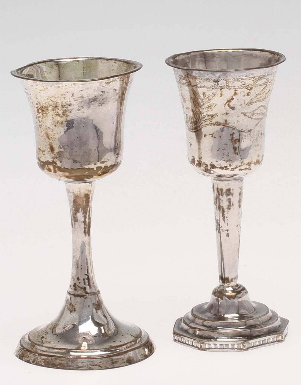 SUPKALKAR, 2 st, varav en möjligen Gustaf Henrik Sidwall, Norköping 1789-1824.