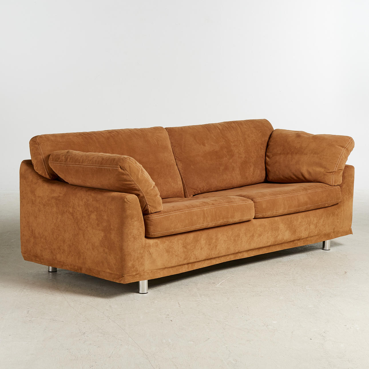 SOFFA, "Fredrik", DUX, moccaklädsel.