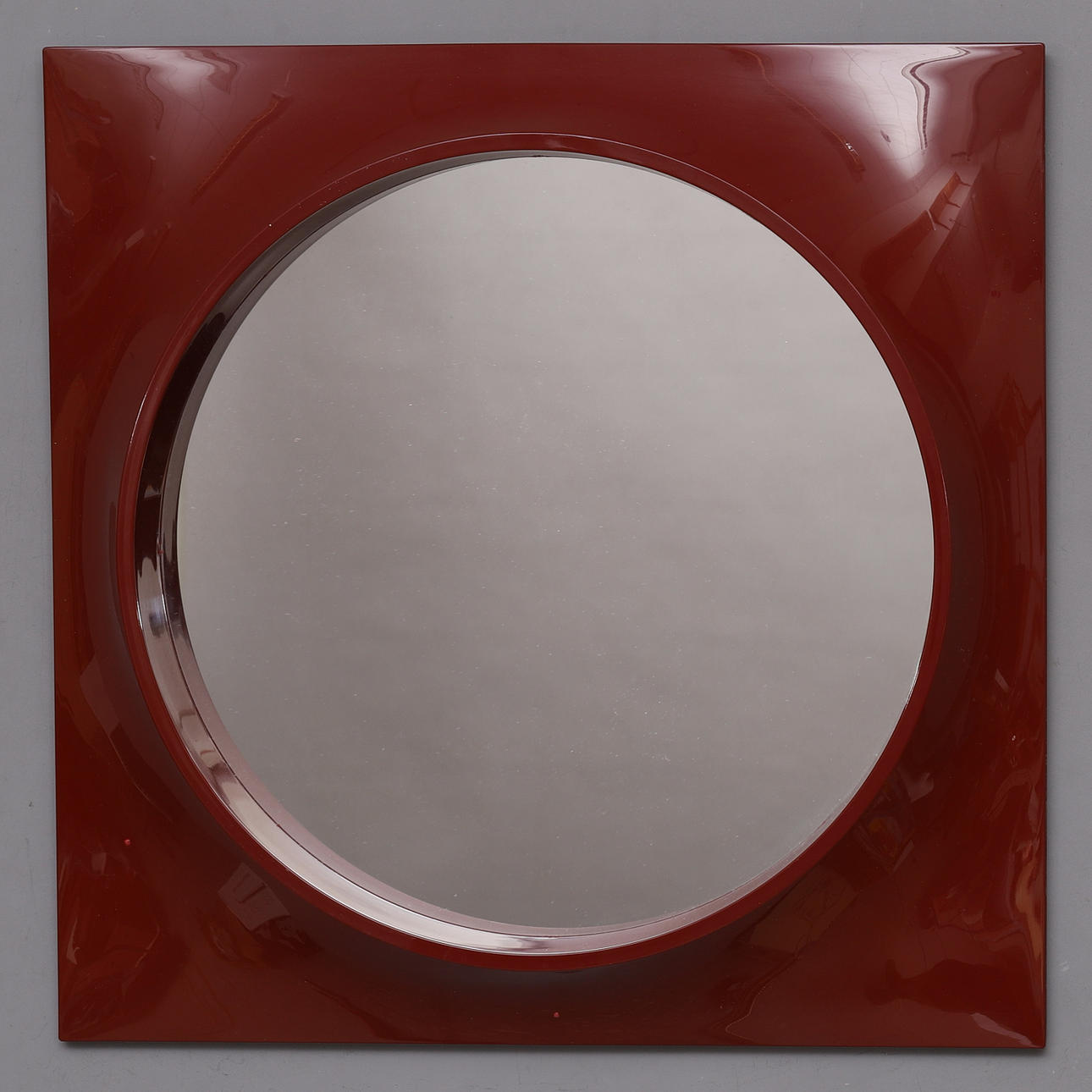 MIRROR, plastic, "Quadrat", Hammarplast, 1970s.