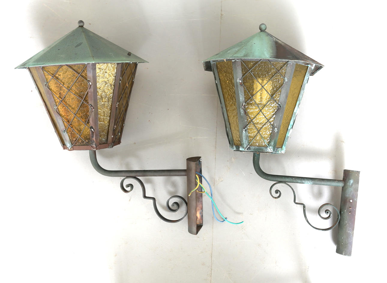 VÄGGBELYSNING, 1 par, 1960-tal.