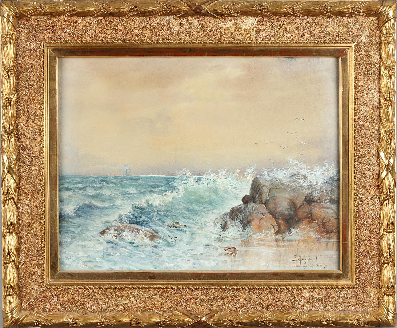 OIDENTIFIERAD KONSTNÄR, akvarell.