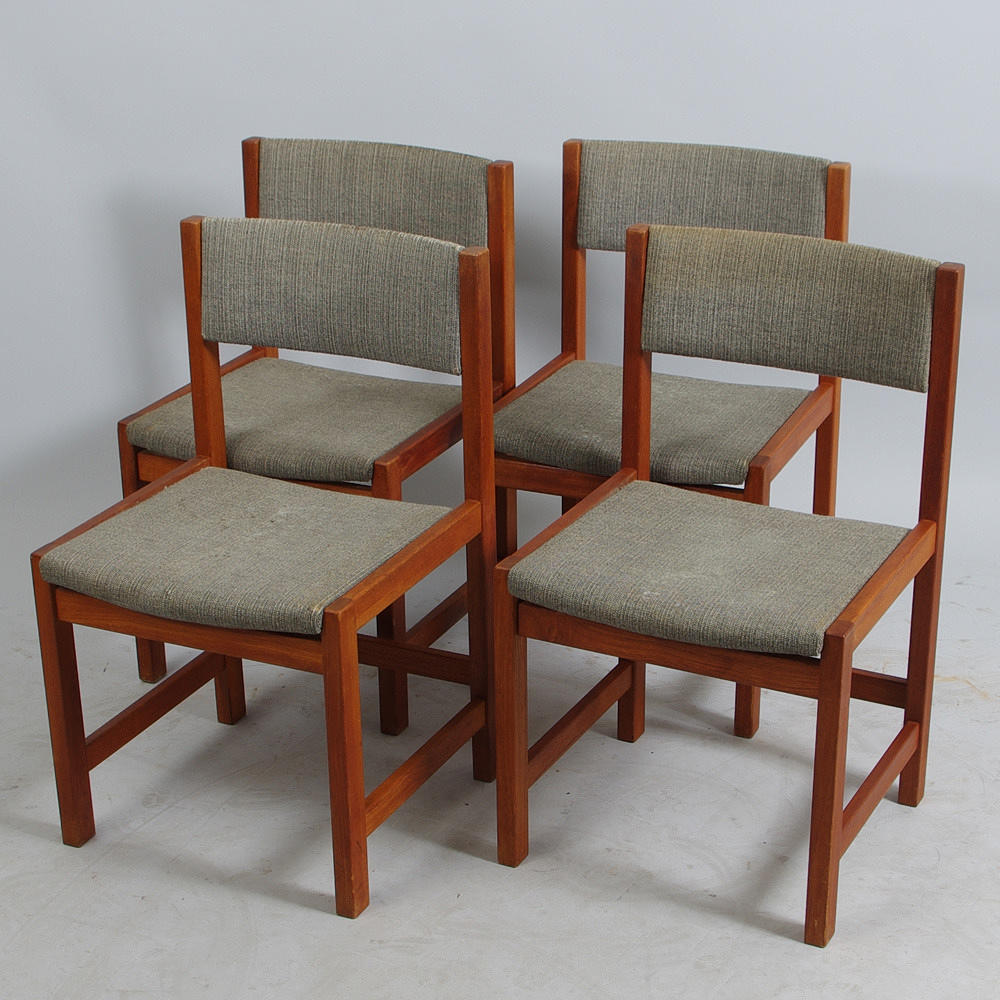 STOLAR, 4 stycken, teak.