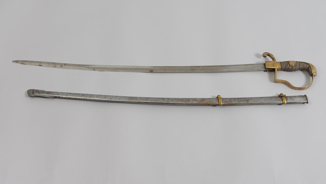 SABEL MED BALJA, Tyskland M/1882 för artilleriofficer.