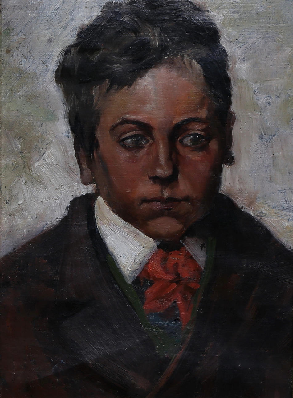 CARL ERIK TÖRNER. Attributed to. Portrait. Oil on canvas. Unsigned.