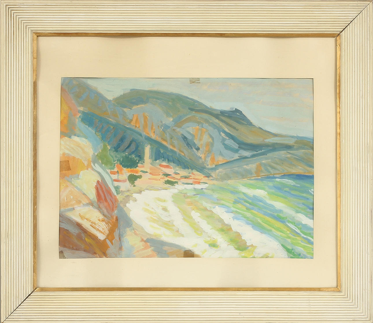 LENNART FRISK (1918-1991). 2 st, akvarell samt gouache.