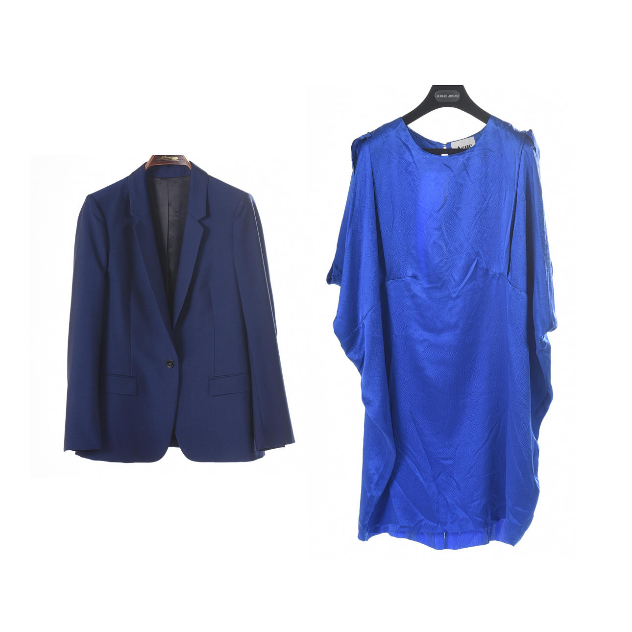 ACNE, klänning samt kavaj.