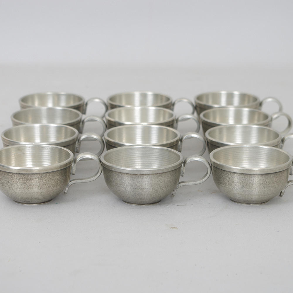 PUNSCHMUGGAR, 12 stycken, tenn, Rune Tennesmed 1991.