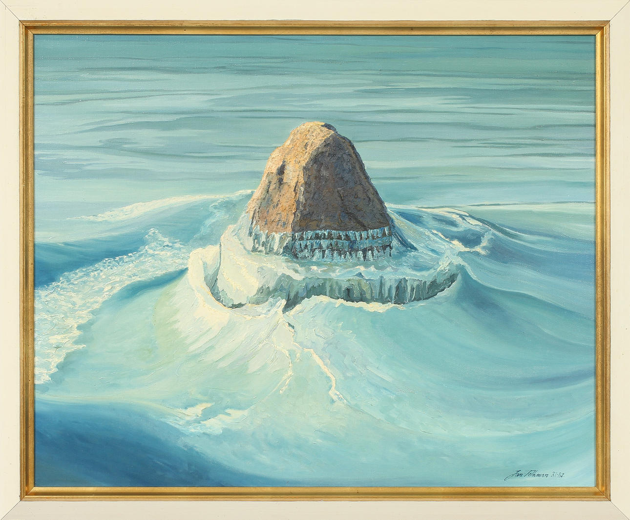 JAN FALKMAN, olja på duk, sign o dat 81-82.