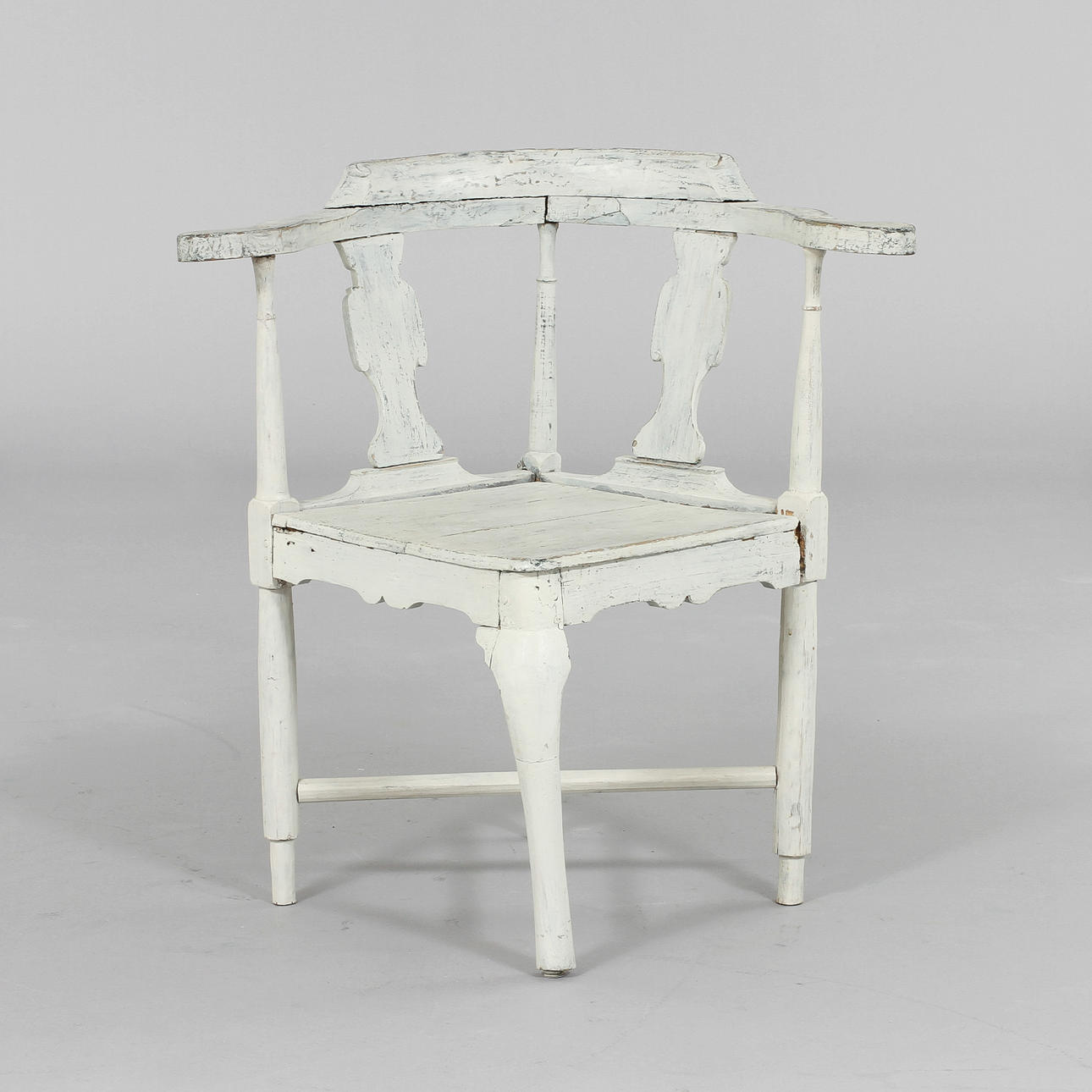 PUDERSTOL, senbarock, 1700-tal.