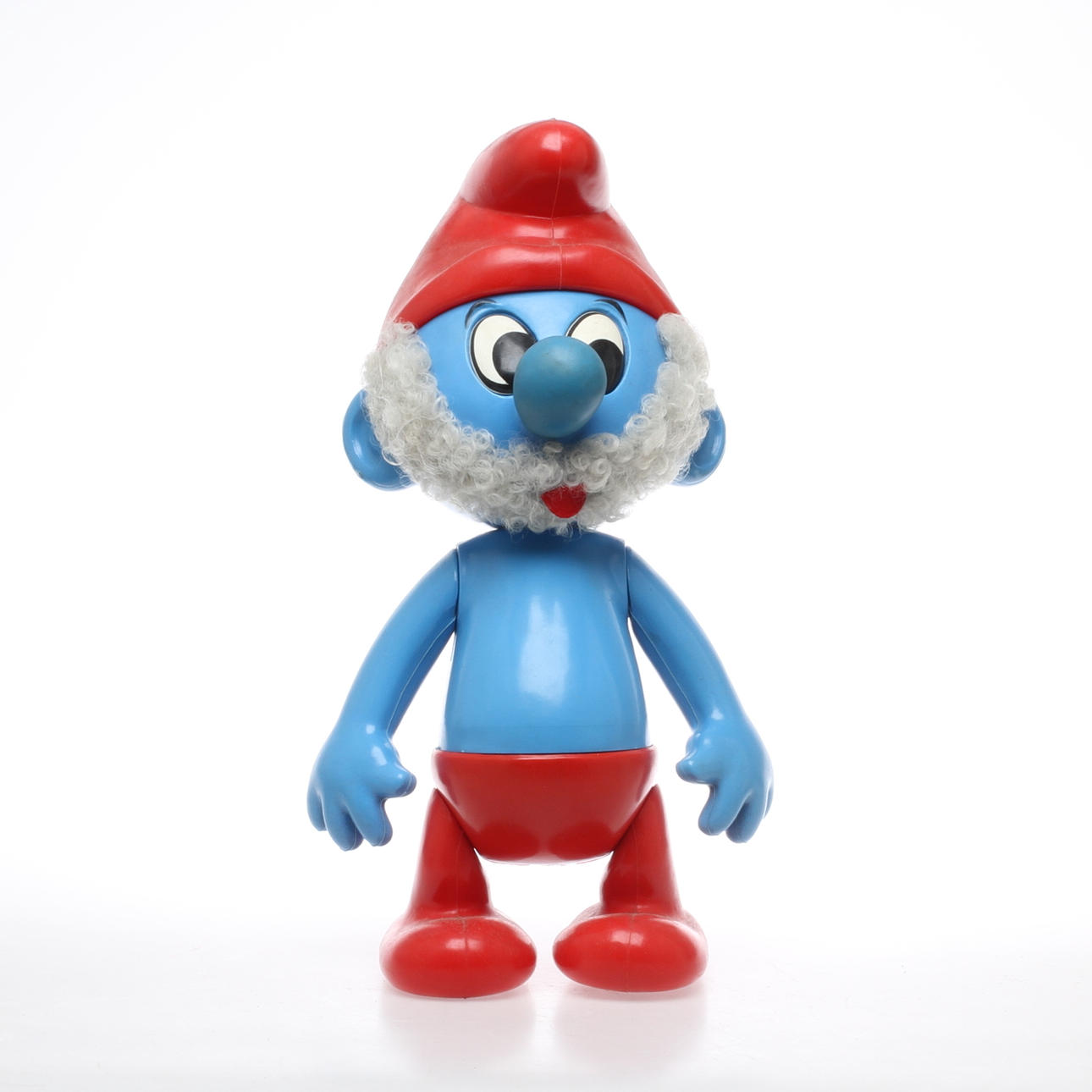 FIGUR, plast, Gammelsmurf, Italien, 1900-talets andra hälft.