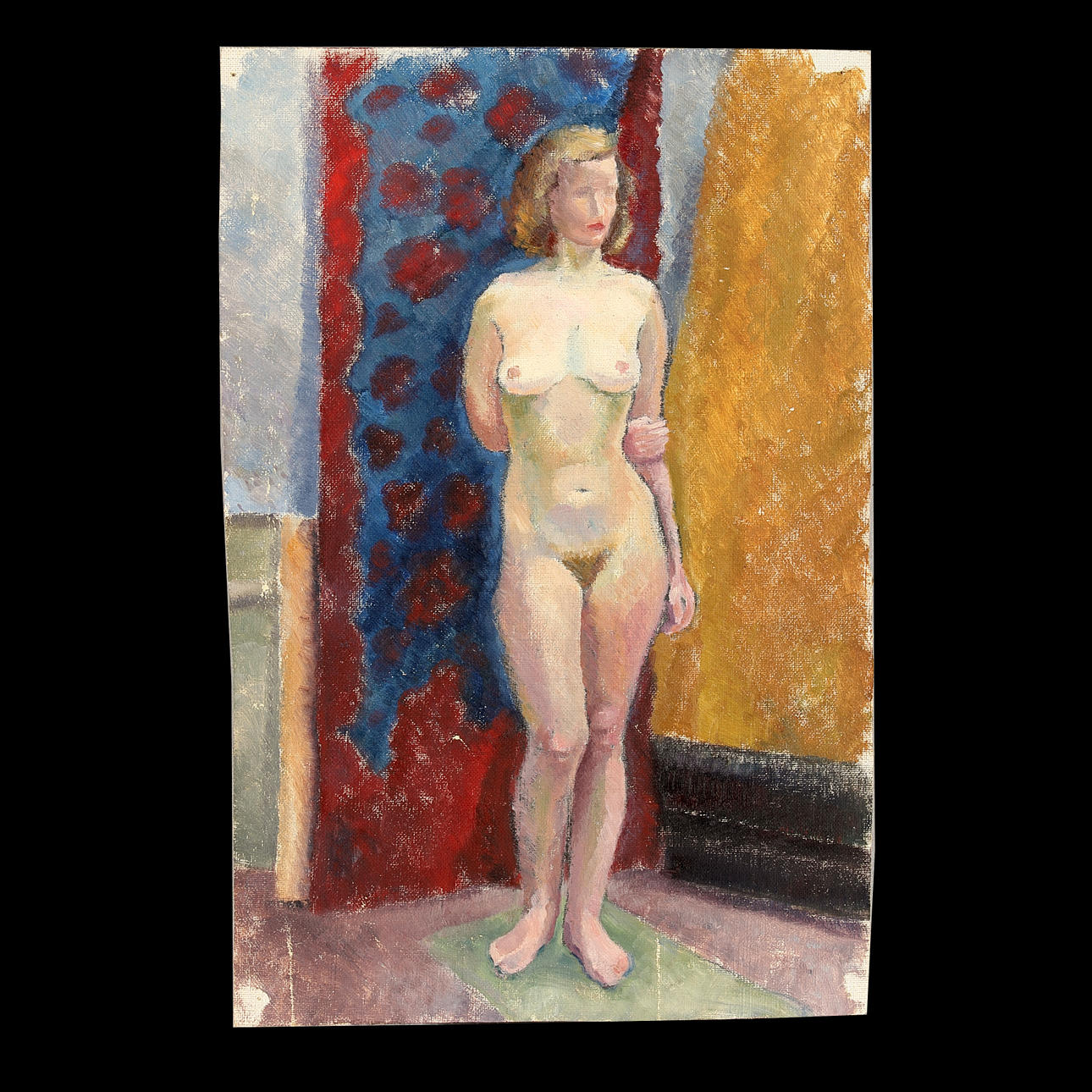 EVY LÅÅS. Aktmodelle, Öl auf Leinwand. (3).