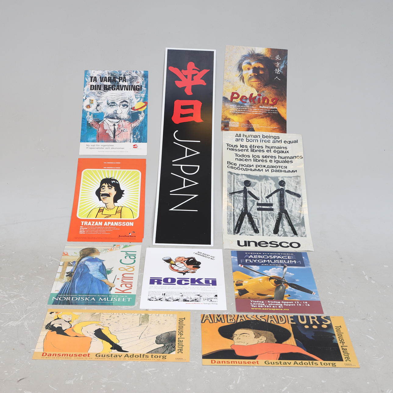 SKILT/PLAKATER, 1900-tallet.