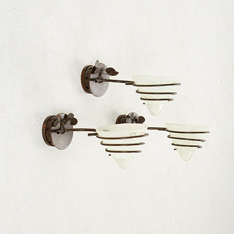 MURANO, vägglampor, 3 st.