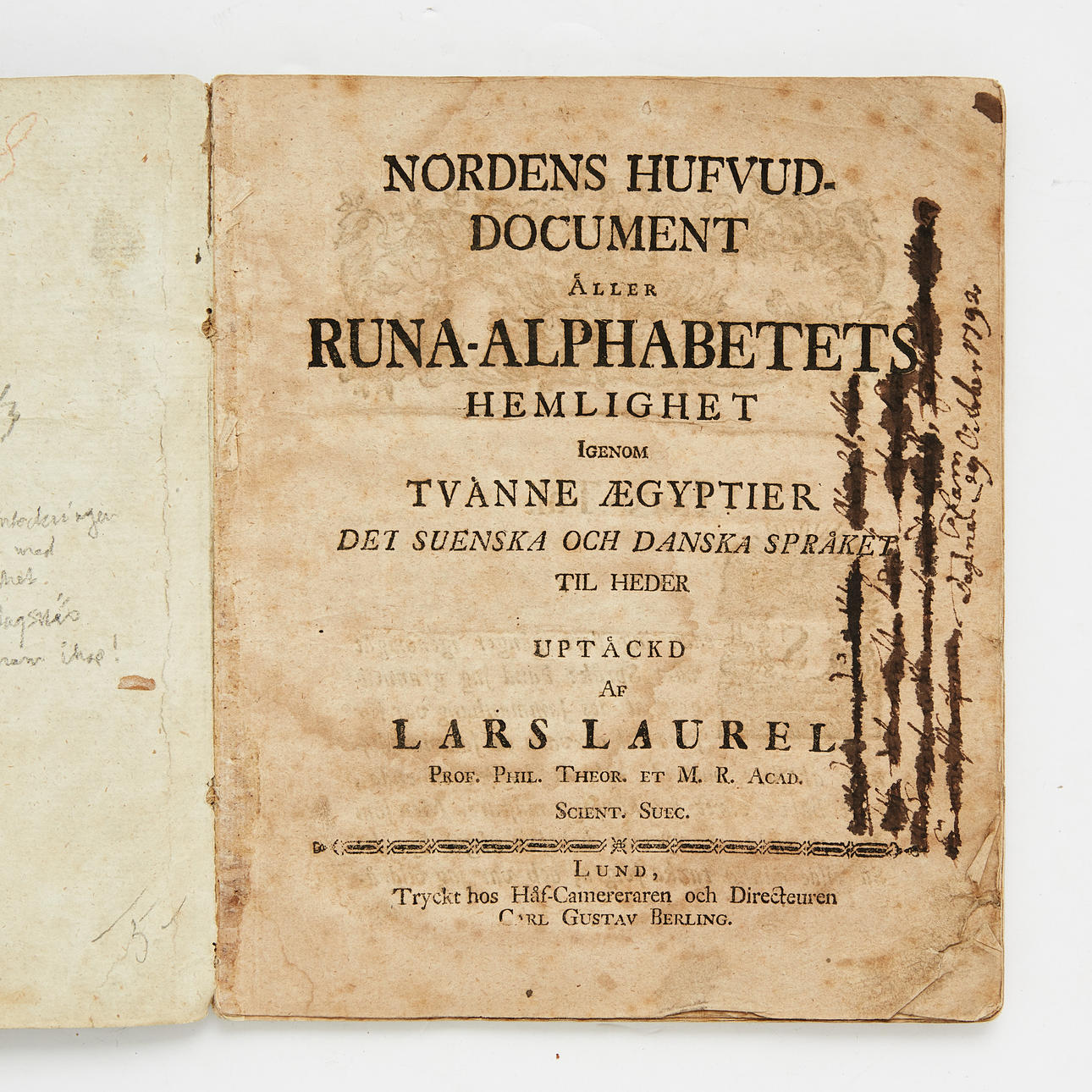 ESCRITOS EN LENGUAJE POR LARS LAUREL, 2 ST.