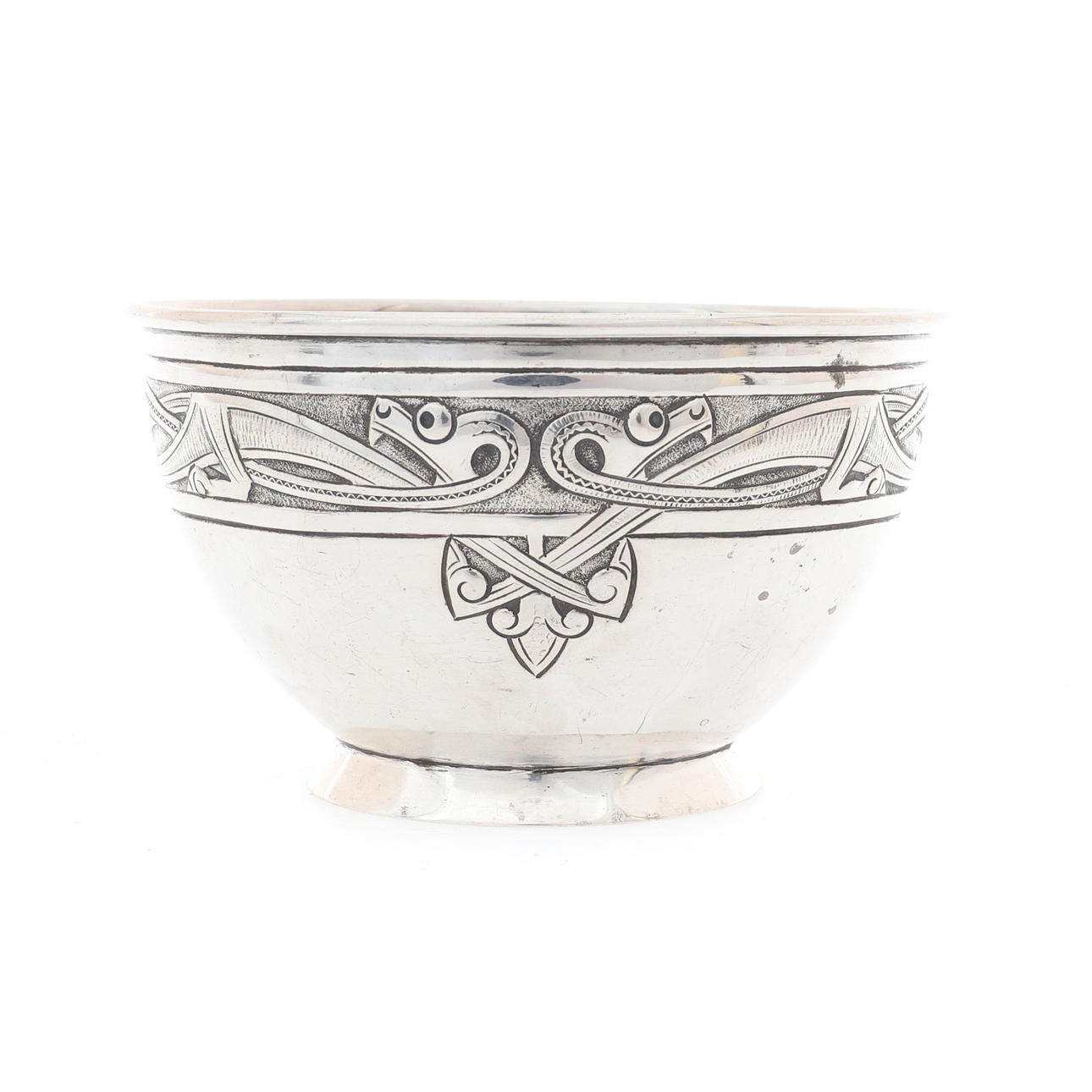 EN NORSK 8305 STERLING SØLVSKÅL.