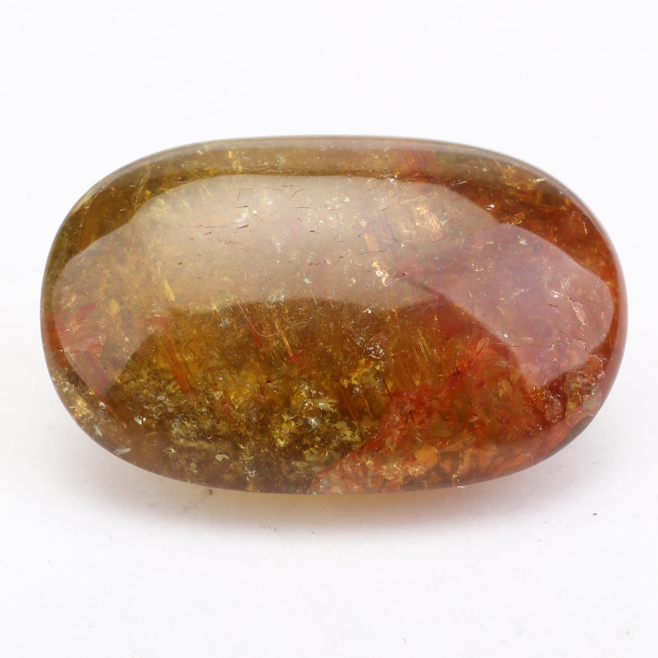 TURMALIN, 25,54 ct, gelb/grün.