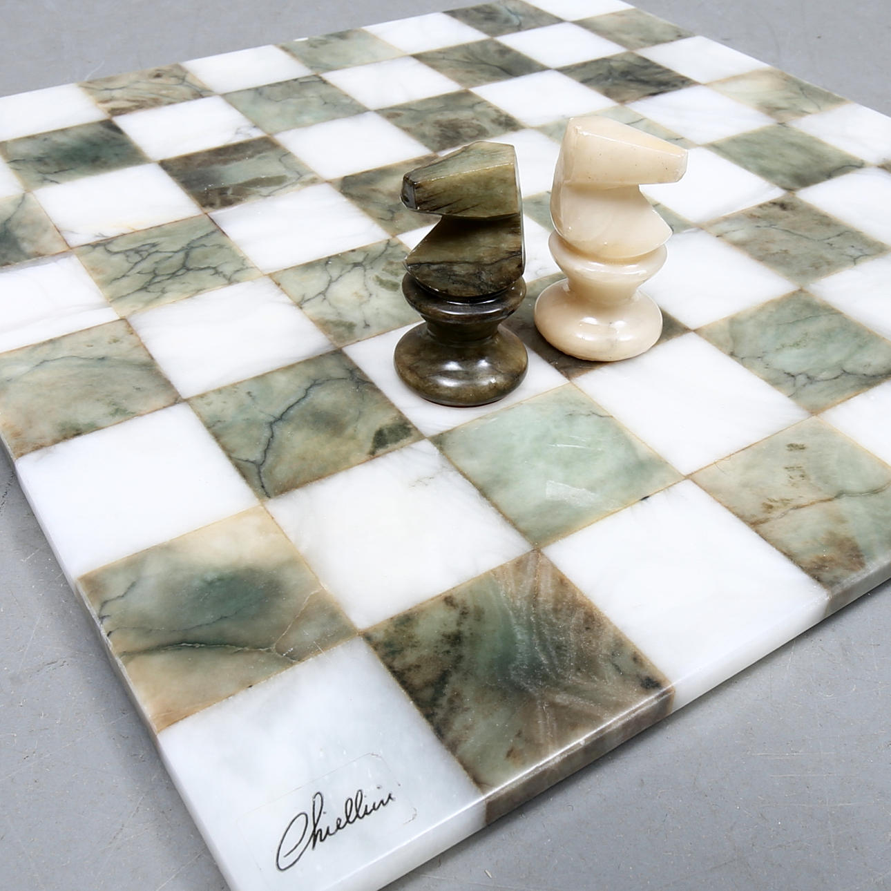 CHESS GAME, alabaster, CA&A Chiellini Italy.