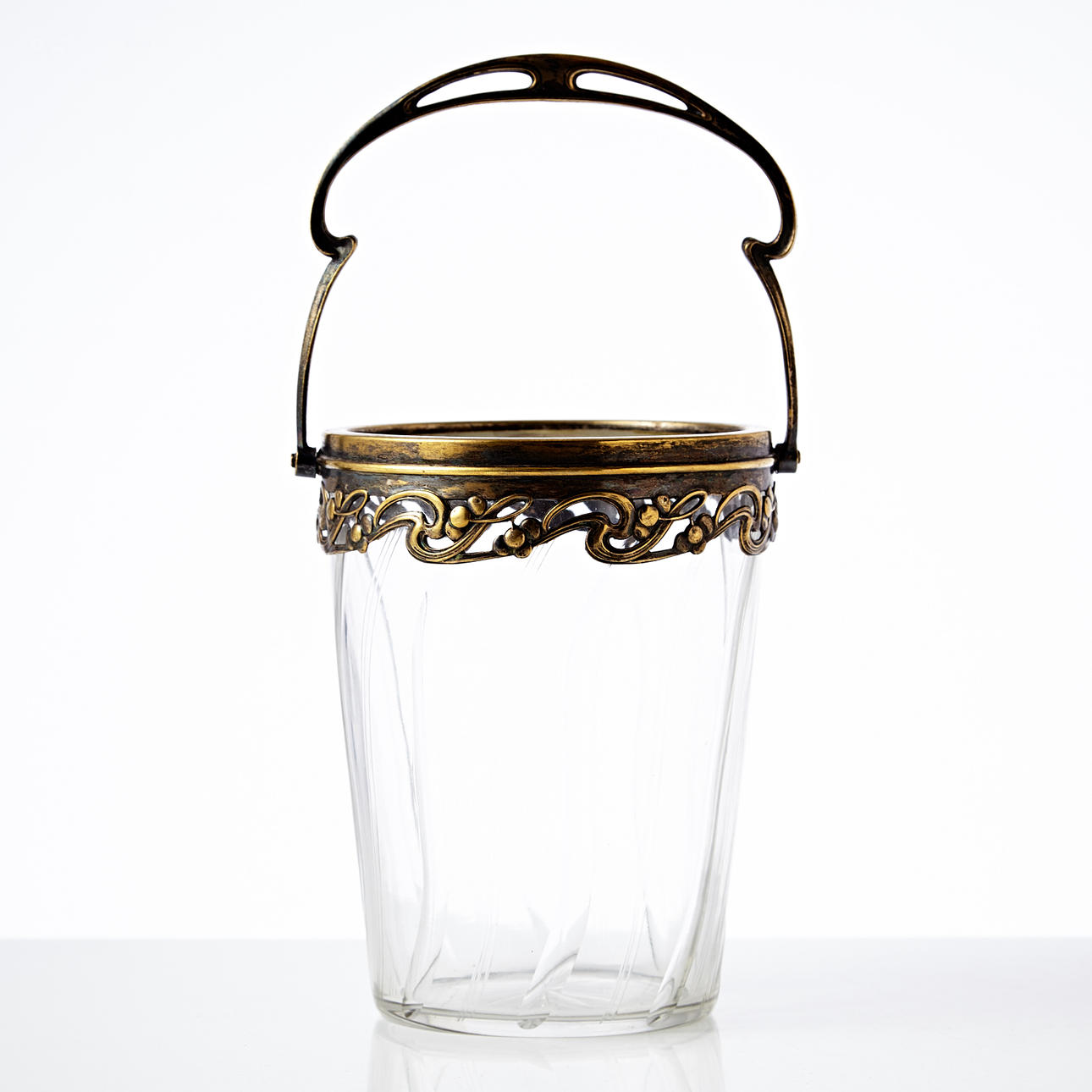 WMF Weinkühler, um 1900, Jugendstil.