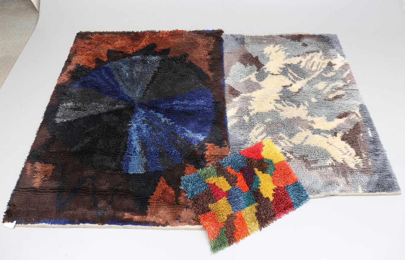 RYAMATTOR 3 st, 1900-talets mitt.