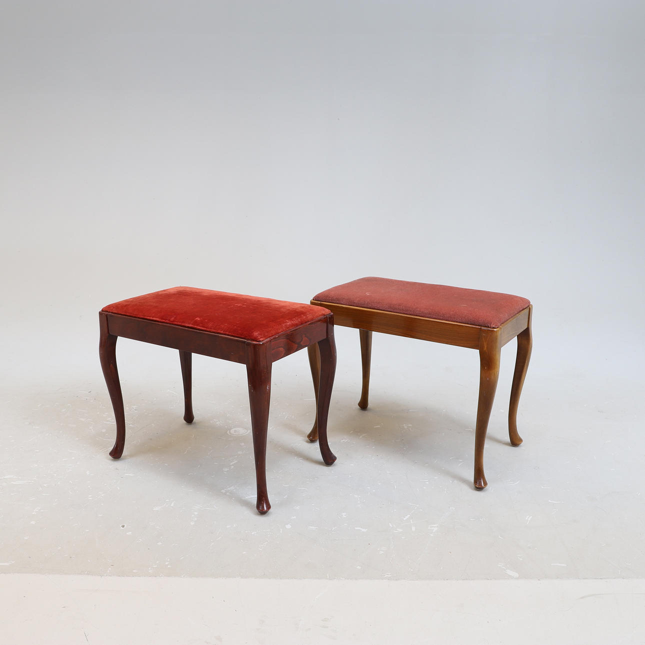 PIANOPALLAR, 2 st, rokoko-stil, 1900-tal.