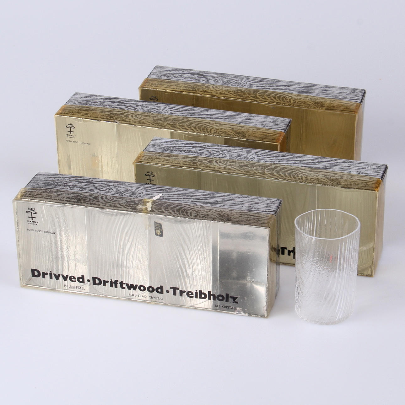 GLAS, "drivved", Bengt Edenfalk, Skruf, Royal Krona.