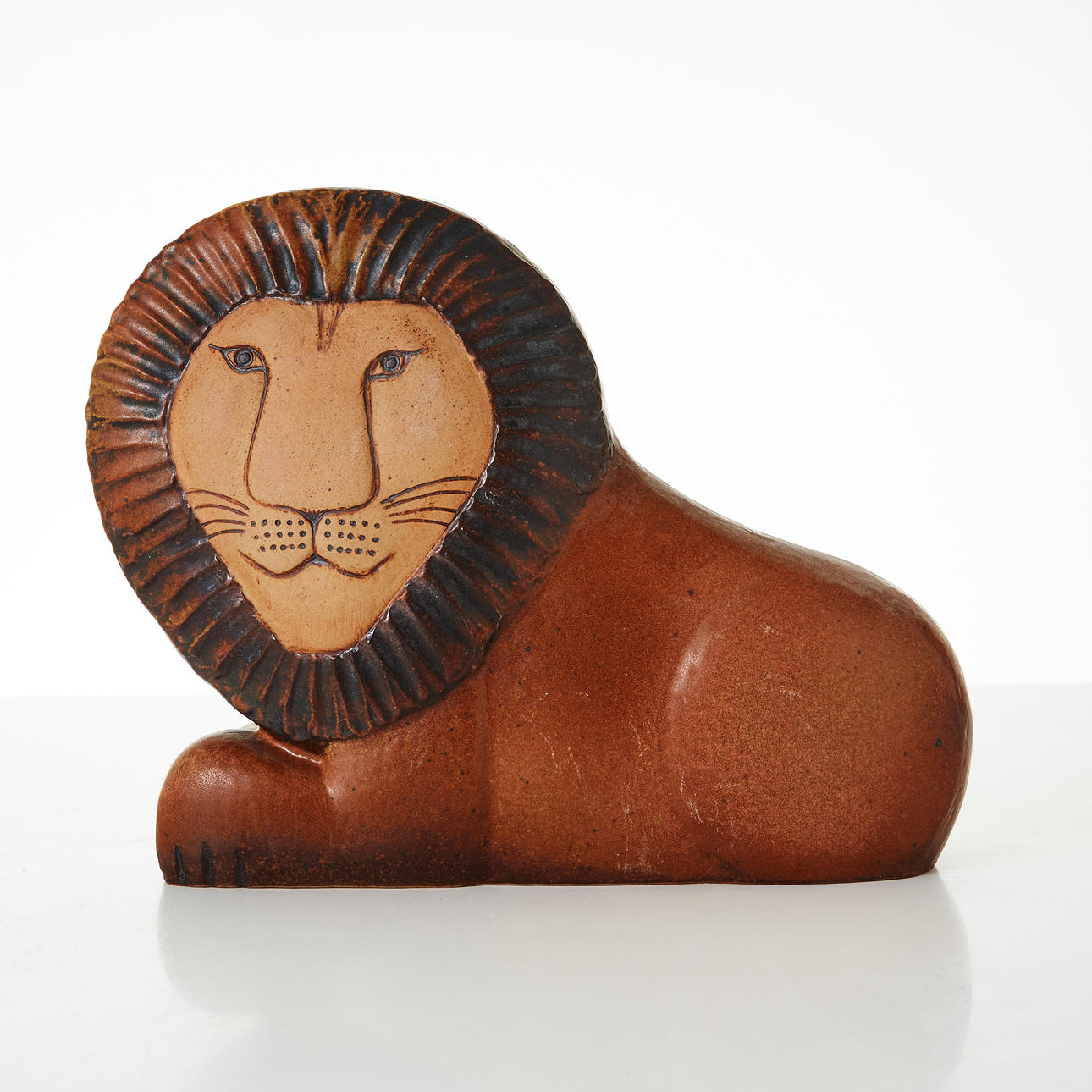 LISA LARSON. "Lejon", stengods, Gustavsberg.