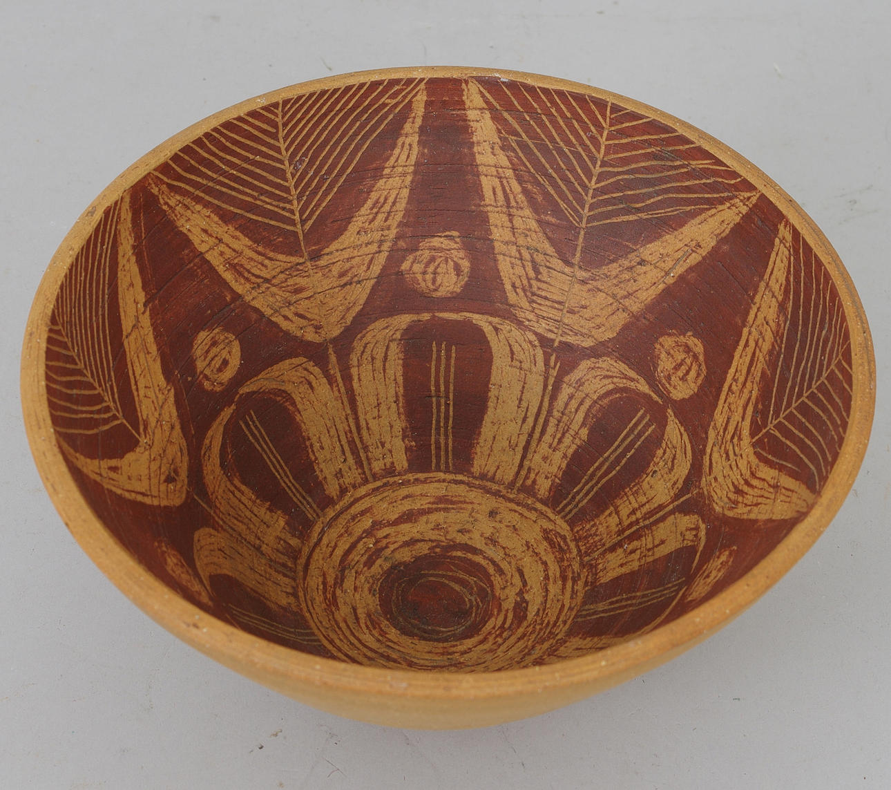 ELSI OCH MARGARETA BORELIUS. Keramikskål, signerad, Elsi.