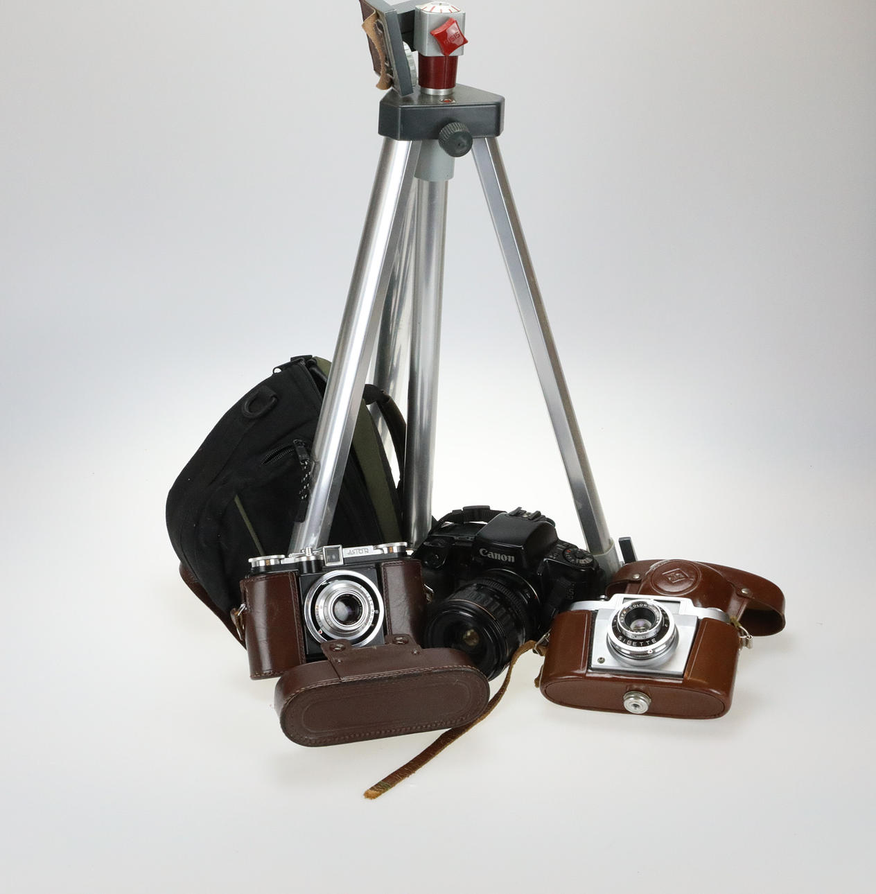 Erä, kamera, teline, Canon.