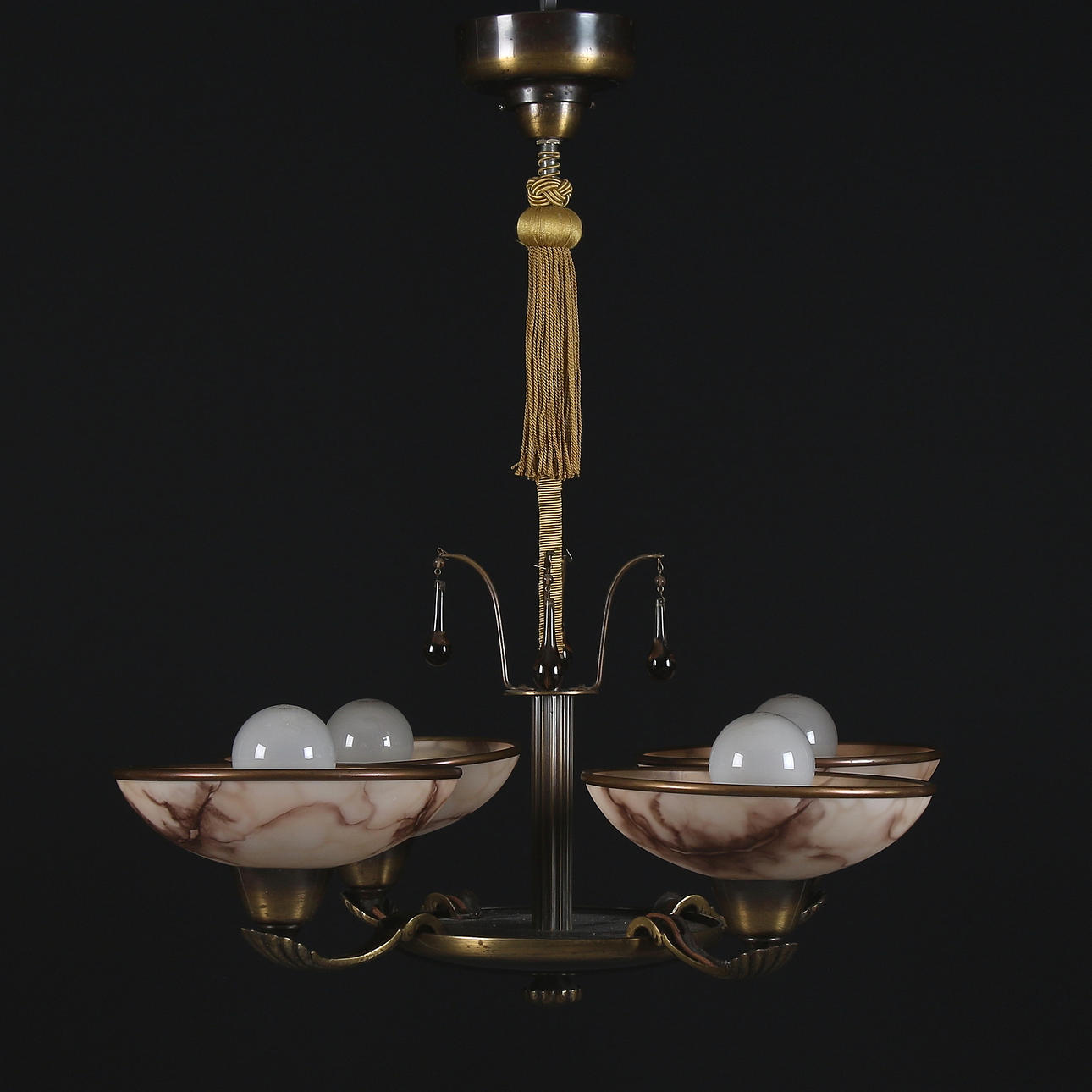 TAKLAMPA, art deco, 1900-talets första hälft.