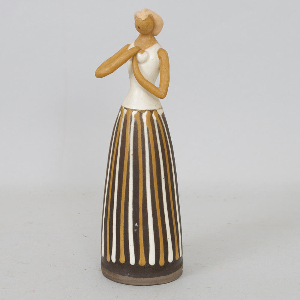 FIGURIN, keramik, "Backafallsflickan", Cay Cedergren.