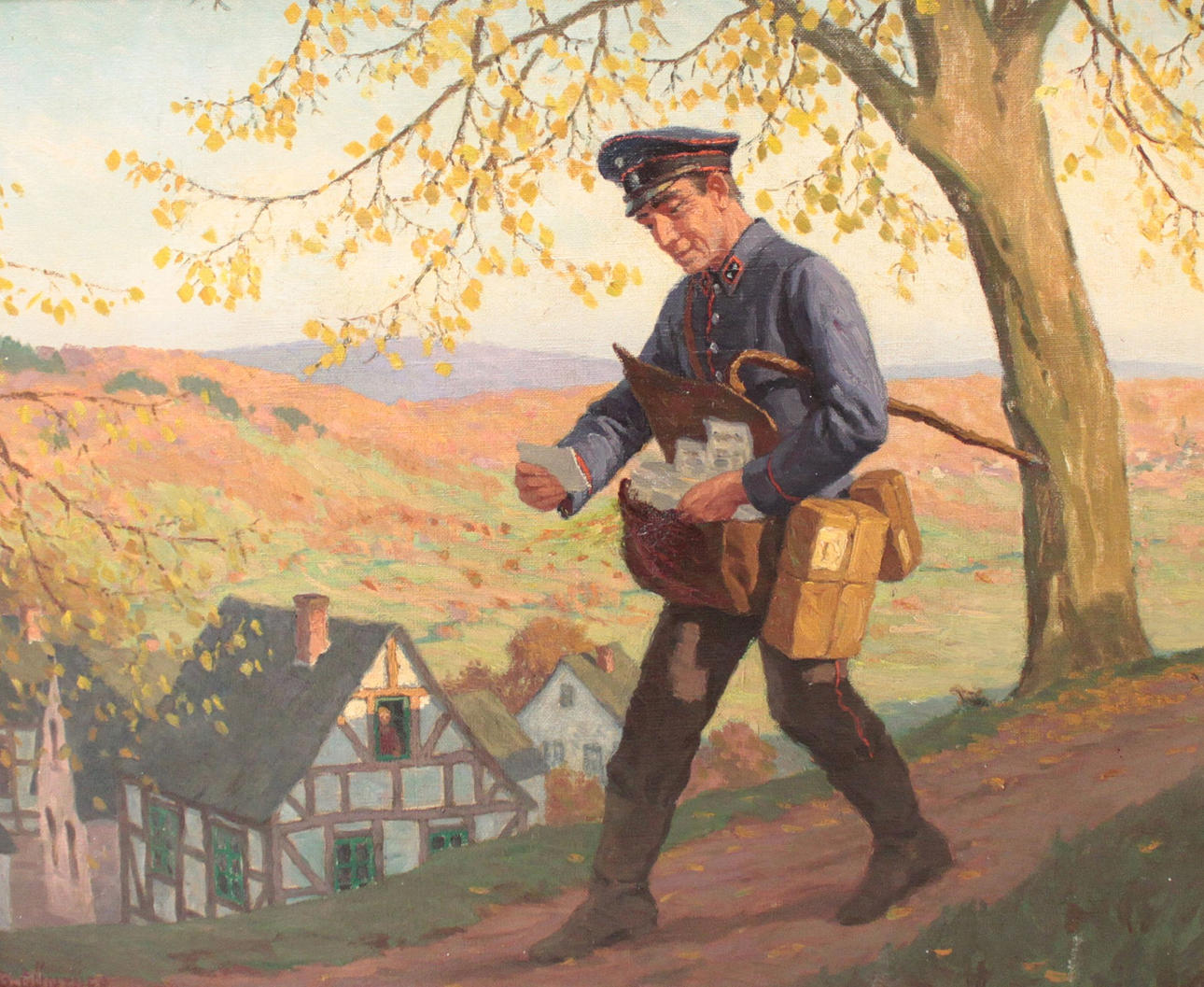 GEORG GÜNTHER. U. vänster. Sig. G. Günther, olja på duk.